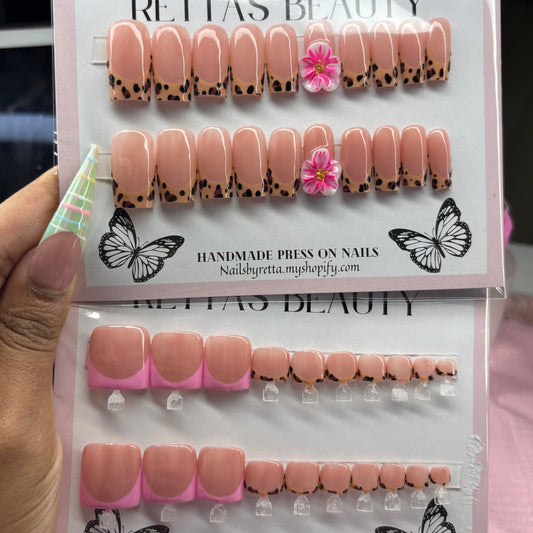 Vacation Nails and Toes set